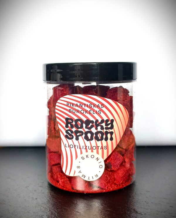 rockyspoon.lt rocky spoon rockyspoon handmade ranku darbo liofilizuotas pikantiškas burokėlis burokeliai beetroot freezedried džiovinti šalčiu lithuania food taste lietuva
