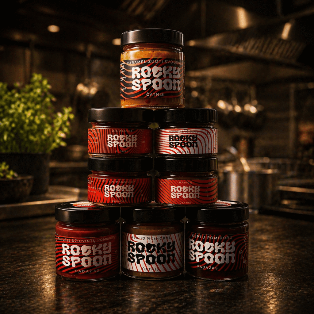 Rocky Spoon rankų darbo padažai profesionalioje virtuvėje / Rocky Spoon handcrafted sauces in a professional kitchen